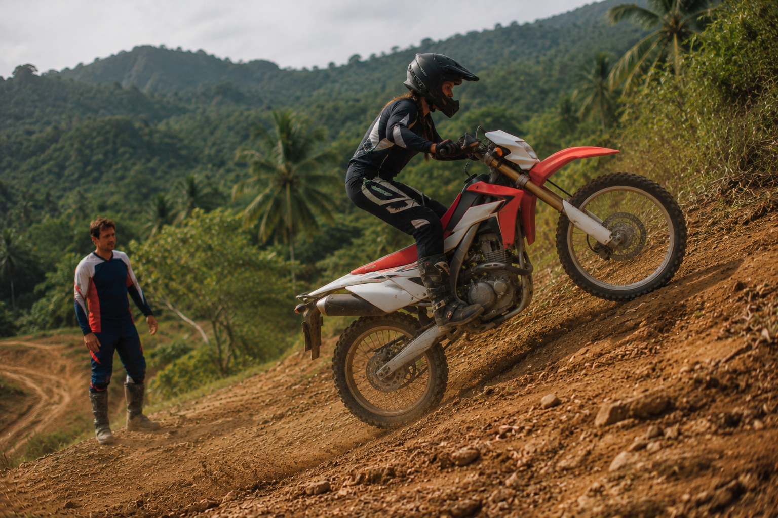 Hill climb dirt bike training Thailand